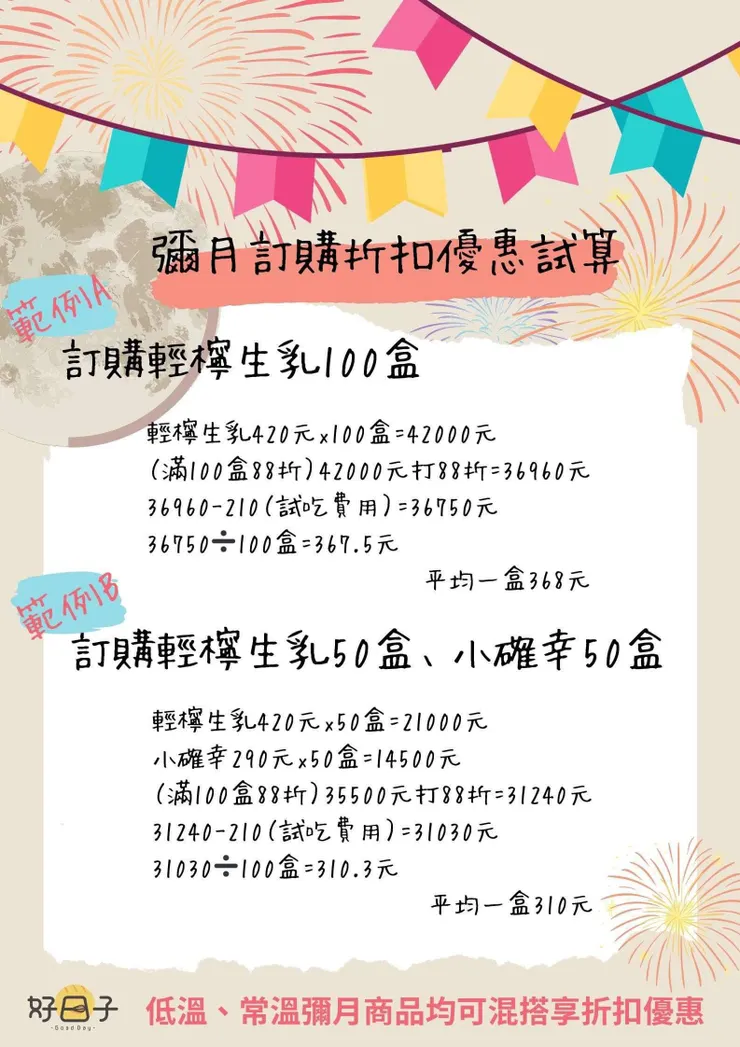 如果要省運費可以選擇常溫的磅蛋糕或餅乾系列