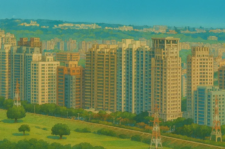 若和5年前相比，晚5年買房，則以新竹市平均需多準備271萬元頭期款