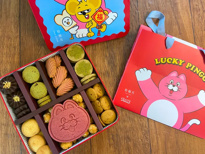 過年禮盒推薦｜拾個月 × ZIZONE 聯名超療癒！鐵盒餅乾與三小盒組實吃心得