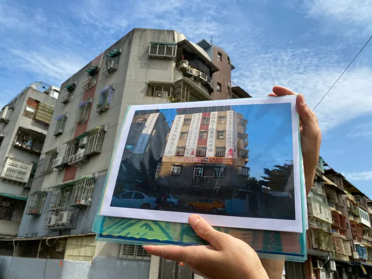 臺北變電所北側居民反對台電將機組設備遷到北側的大樓