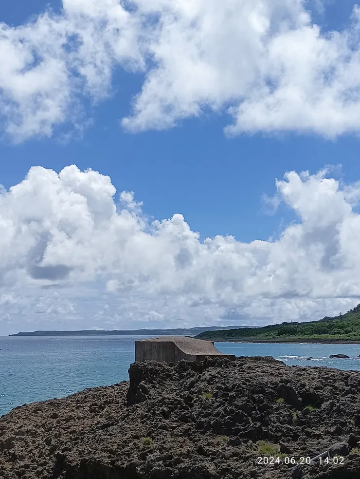 墾丁船帆石自拍攝