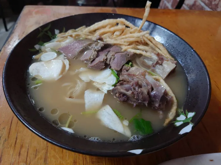 羊肉拉麵饊子雙拼