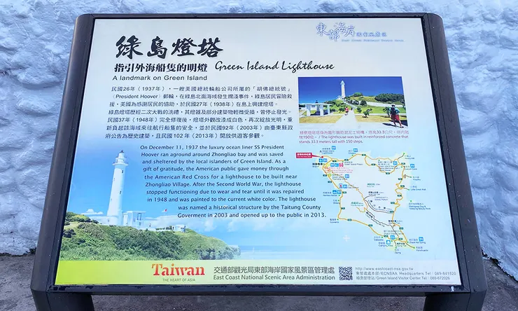 綠島燈塔歷史