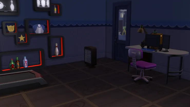 這裏是健身室，兼玩樂的房間。