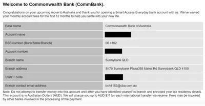 [澳洲打工度假行前準備-銀行篇]Commonwealth Bank網路申請開戶&如何從台灣匯款 免煩惱~