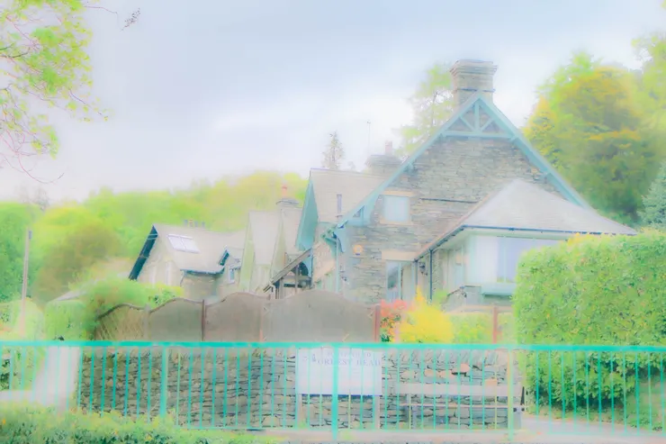 溫德米爾的石頭屋一景