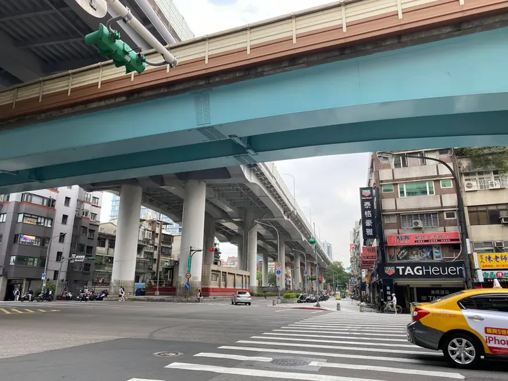 市民大道的前身是鐵路，有台鐵縱貫線與四四兵工廠鐵路支線