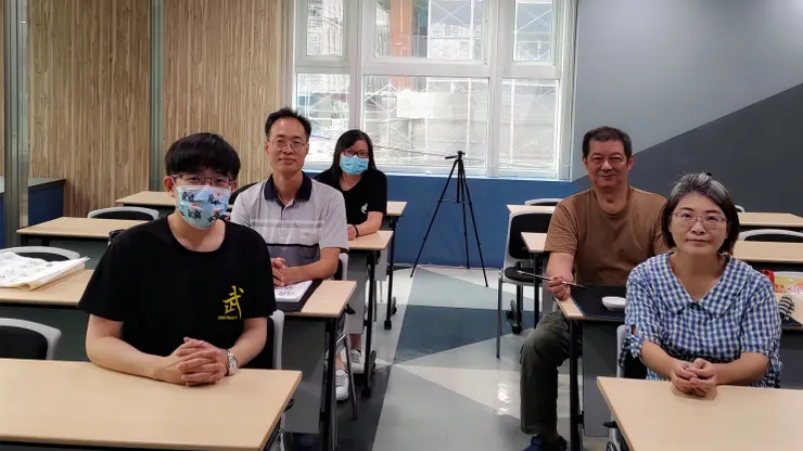 臺中西屯樂齡正念書法班（中國文化大學推廣教育部，2023年06月）