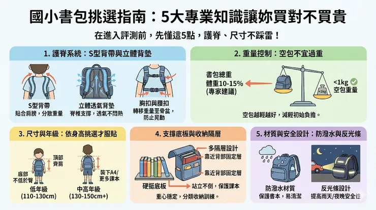 國小書包挑選指南