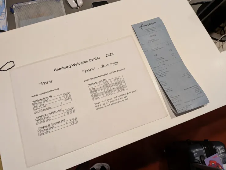 Photo: Zora @ Hamburg Arpt, Jul. 30, 2025.