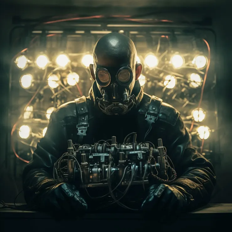 周佳佑的音樂帶領聽眾進入一個情感的旅程，是一個末日世界的孤寂、挫折和希望的真實寫照。(圖／indie monster AI 提供)