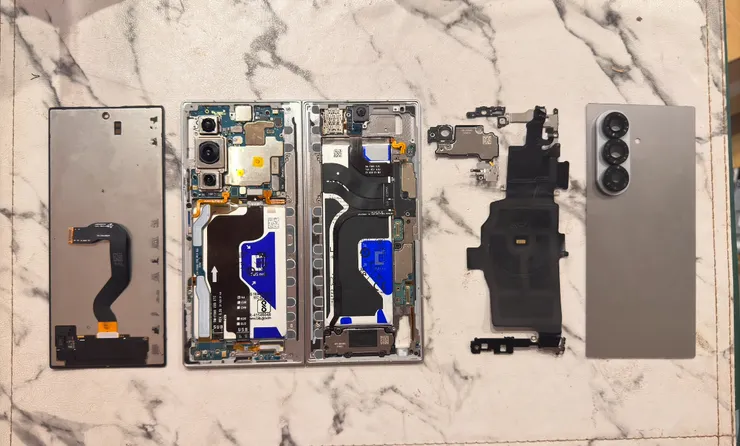 Z fold7 更換轉軸