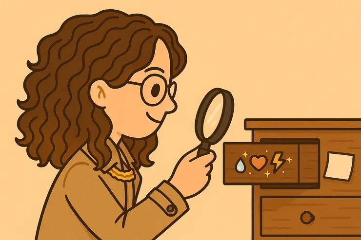 本日破案筆記:內心抽屜藏著眼淚、心動、還有一點爆氣。嗯,犯人就是我自己沒錯