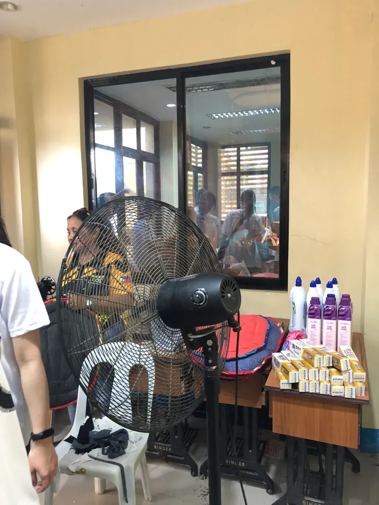 第一次看到這麼大的電風扇