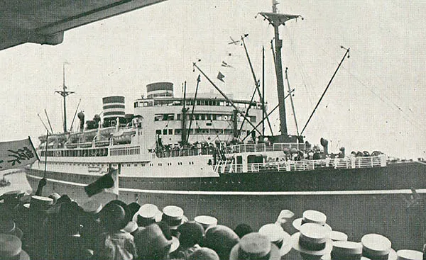 日本客輪淺間丸(Asama Maru)，c. 1931年