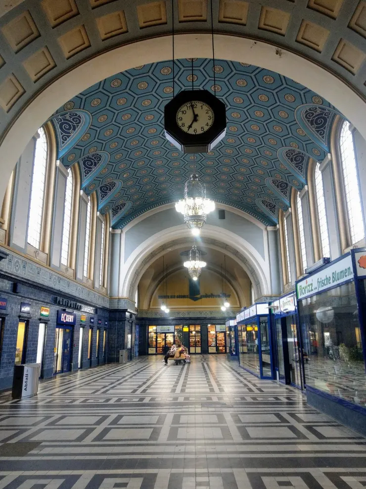 回哥利茲車站，搭晚上7:20回德勒斯登的火車