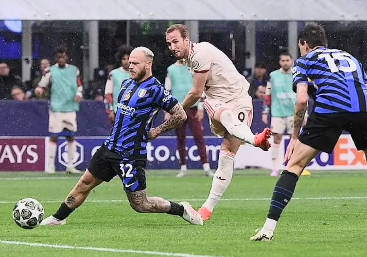 哈利簡尼射入一球助拜仁慕尼克領先1:0