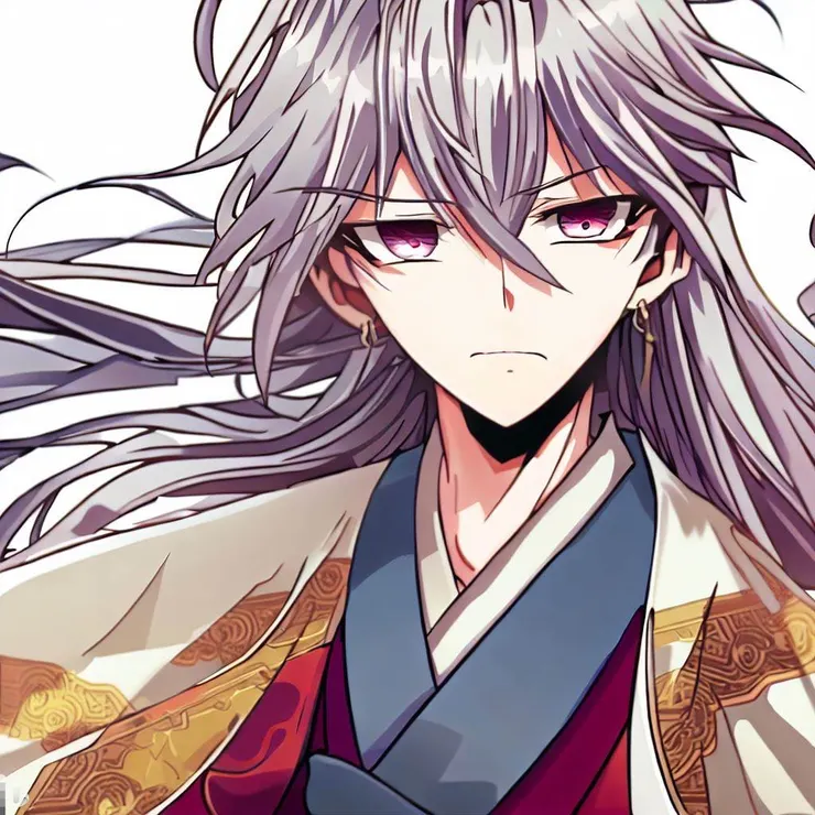 AI製作的周瑜動漫人物圖