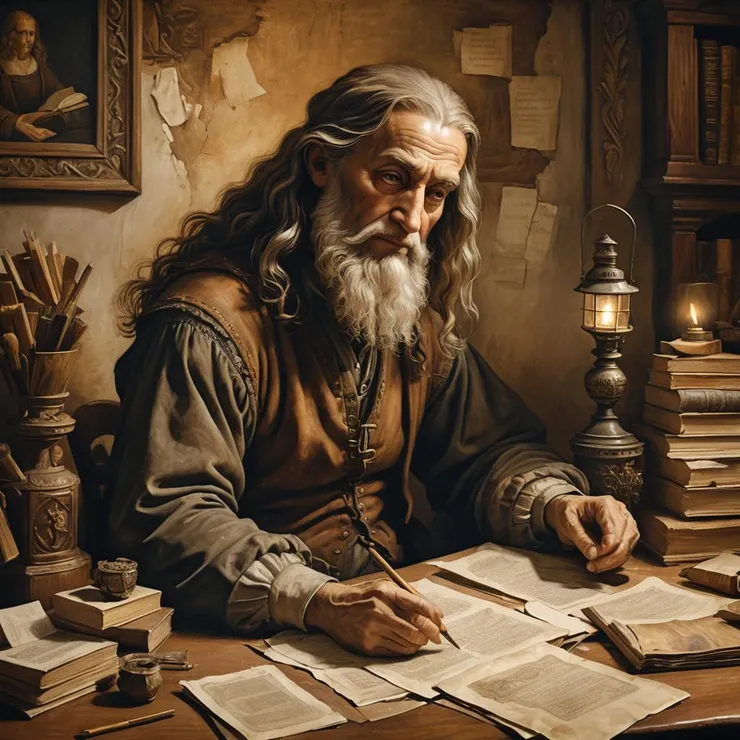 Style : Oil painting 