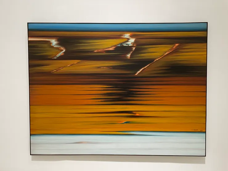 高雄美術館展覽畫作。