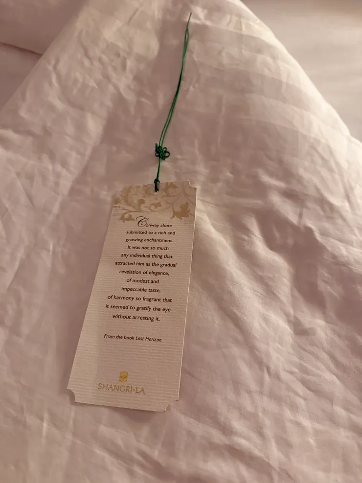 每天回家都放一張書籤給我