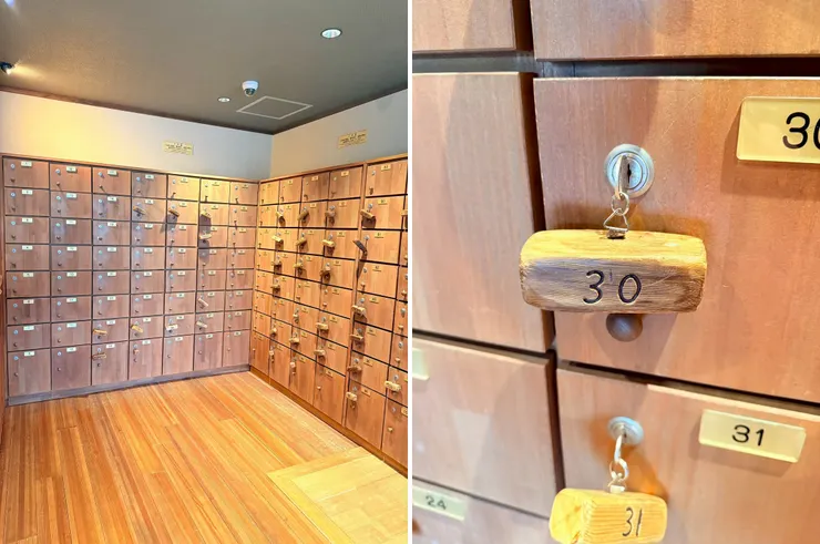 鞋子的櫃子非常有年代感