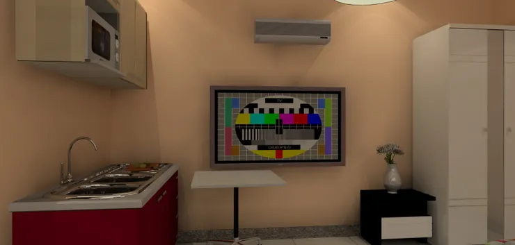 看下來看電視啦。