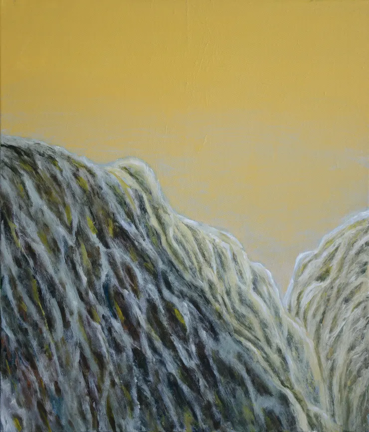 丹円藝術:滿丹円的創作,岩石的畫作處理成為屬於藝術家個人獨特語彙-1