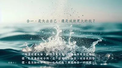 合一，是失去自己，還是成就更大的我？