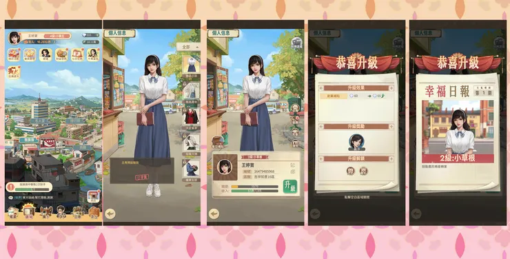 個人角色升級與狀態