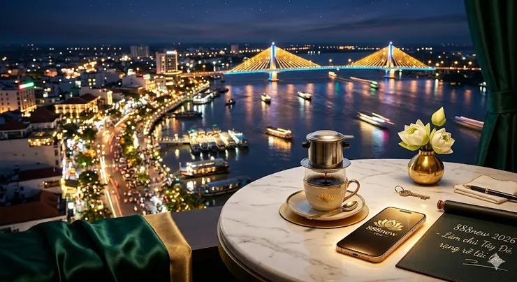 888new 2026 - Tinh hoa giai tri thuong luu tai Thu phu mien Tay