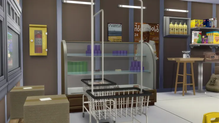 我比較懷念舊款的購物車，但現在真的很少見。