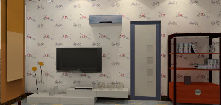 連冷氣機也用了藍色!