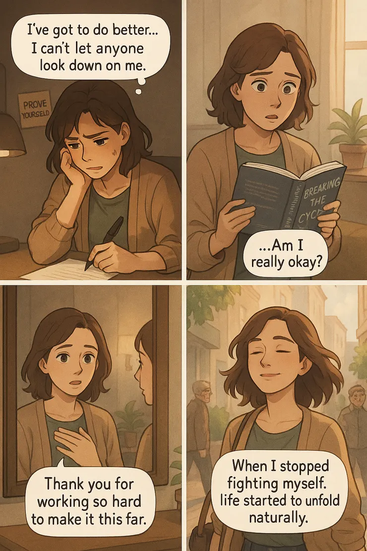 原來,我一直都夠好了