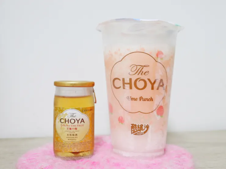  全家「CHOYA 梅子酷繽沙」。
