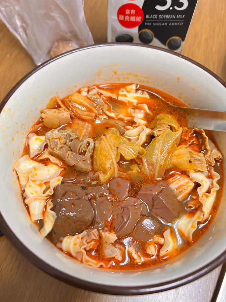 我吃了好久的晚餐