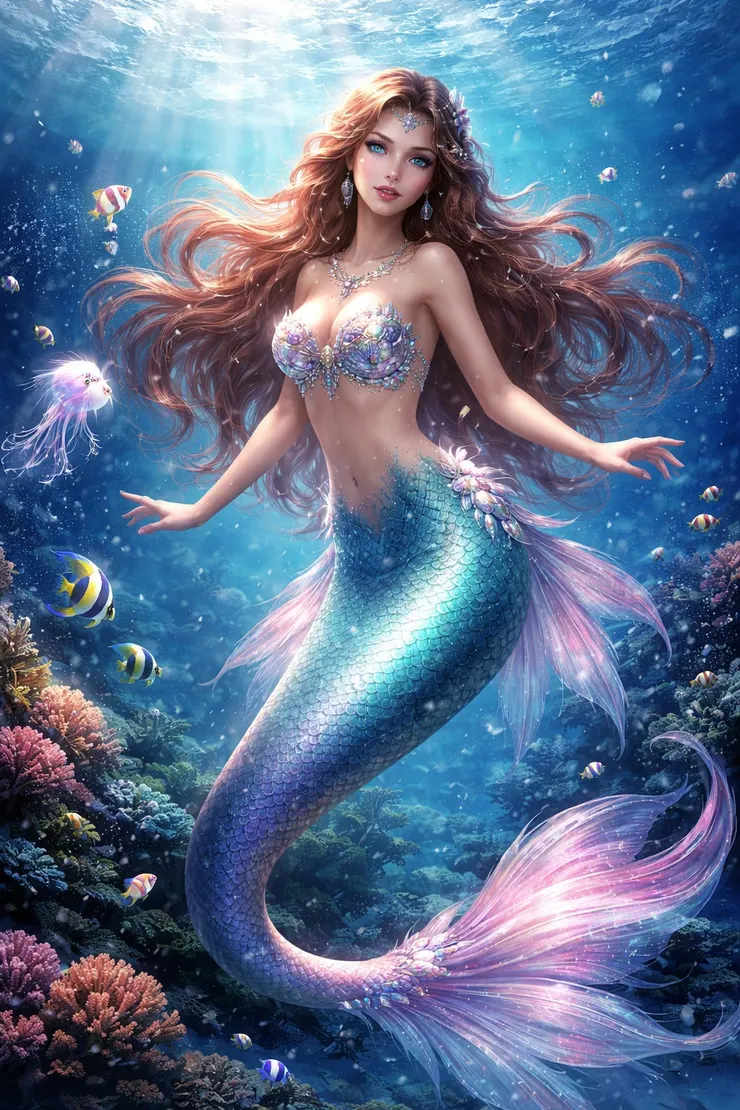 海中仙子的光輝姿態