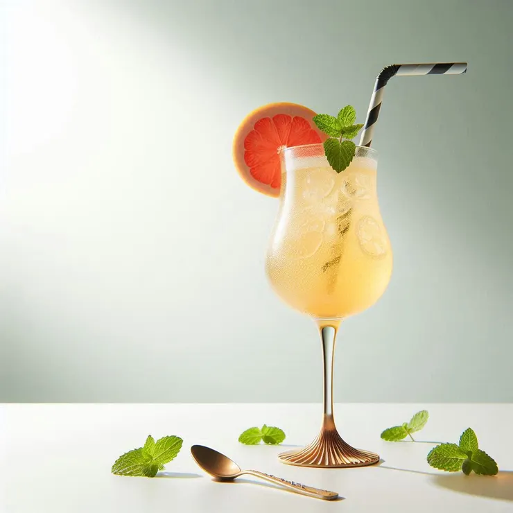 韓式柚香氣泡飲