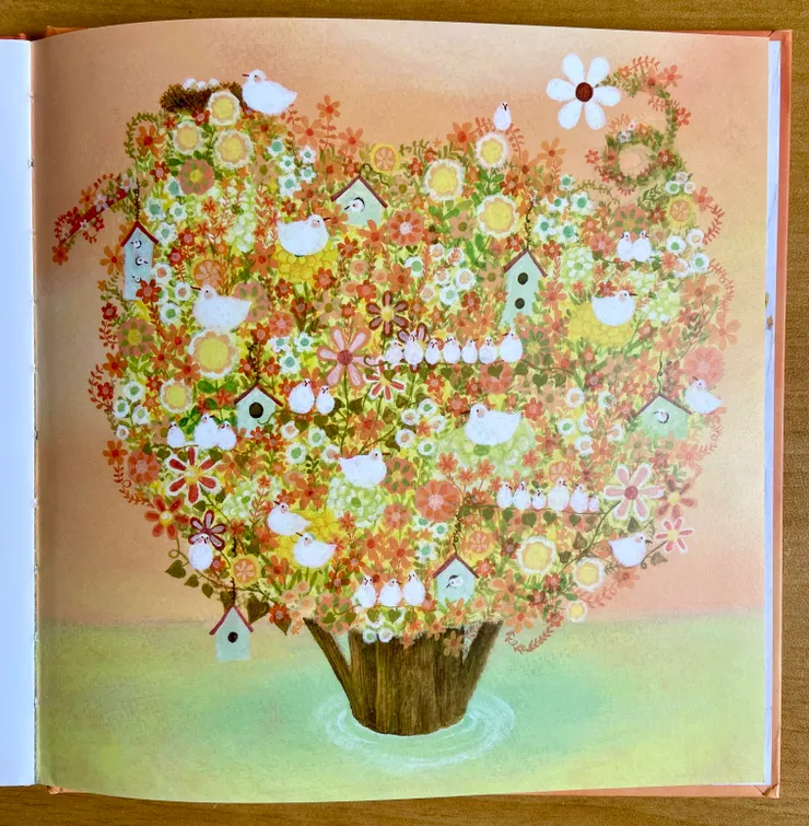 好一棵幸福豐盛的大樹!小鳥一定很高興!