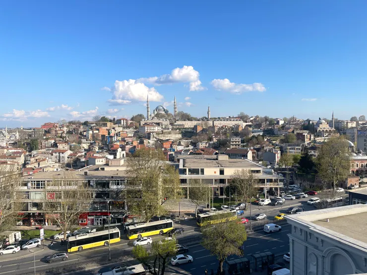 好喜歡從飯店頂樓看出去的風景