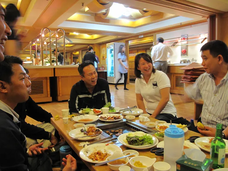 獨特的生菜包食文化讓韓式烤肉更顯風味