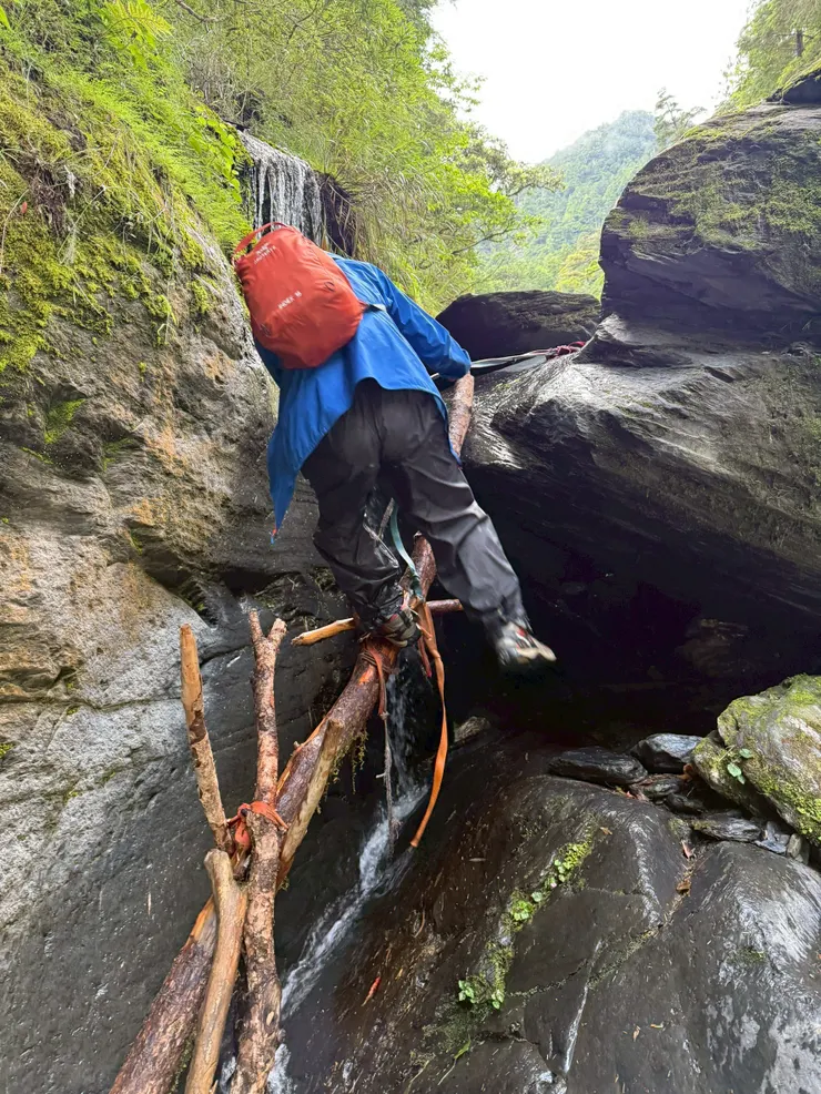 ▲這個關卡不管去桯還是回程都讓我們吃足苦頭。