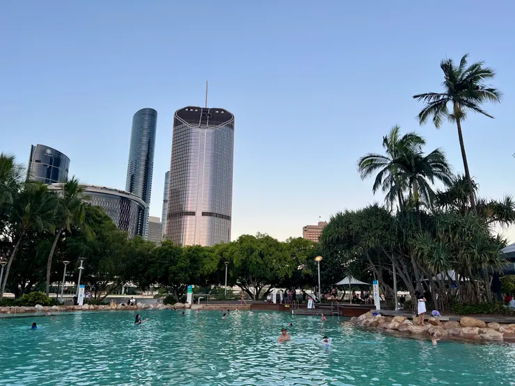 布里斯本的南岸公園。