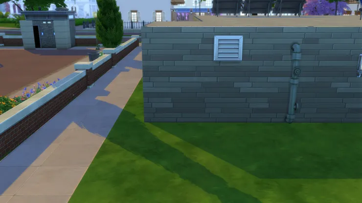 這裏是洗手間另一邊。