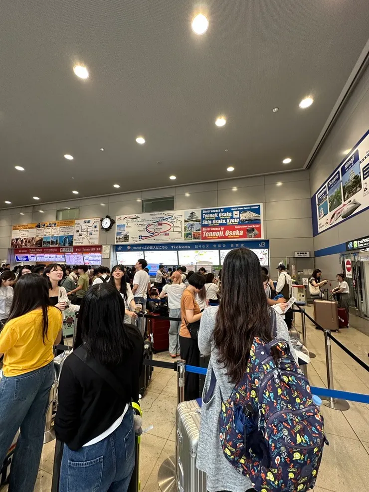 ​第一次到日本大城市遊玩的我，實在是不習慣這人潮