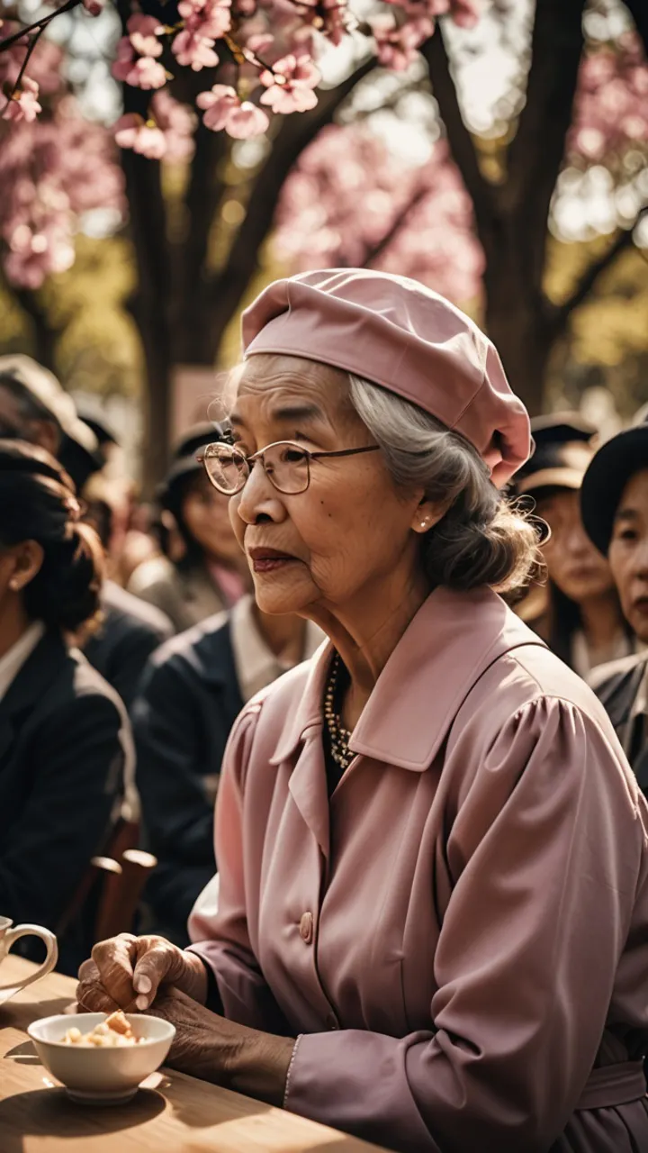 AI生成圖，長者畢業典禮