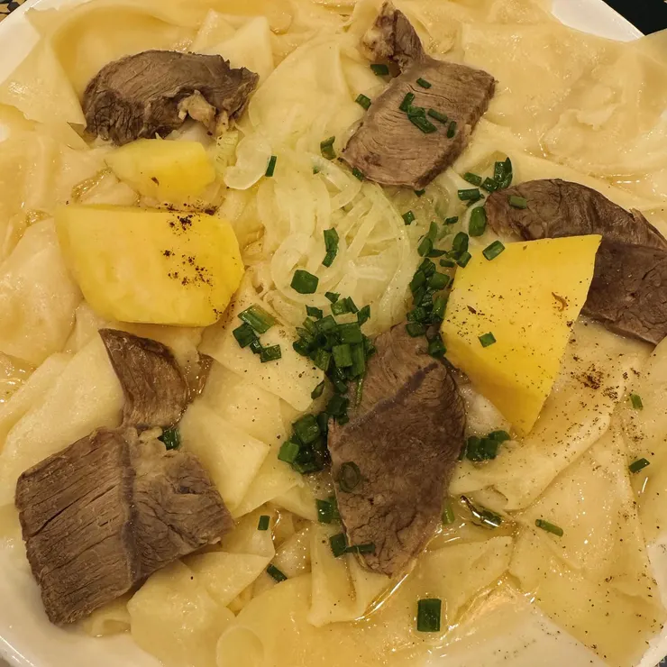 馬肉五指麵，我很喜歡這道料理