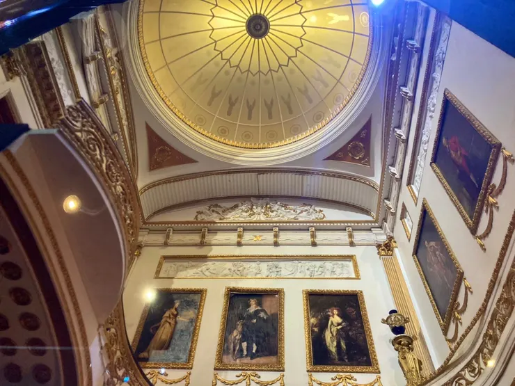 走廊上方畫壁-仙艸拍攝