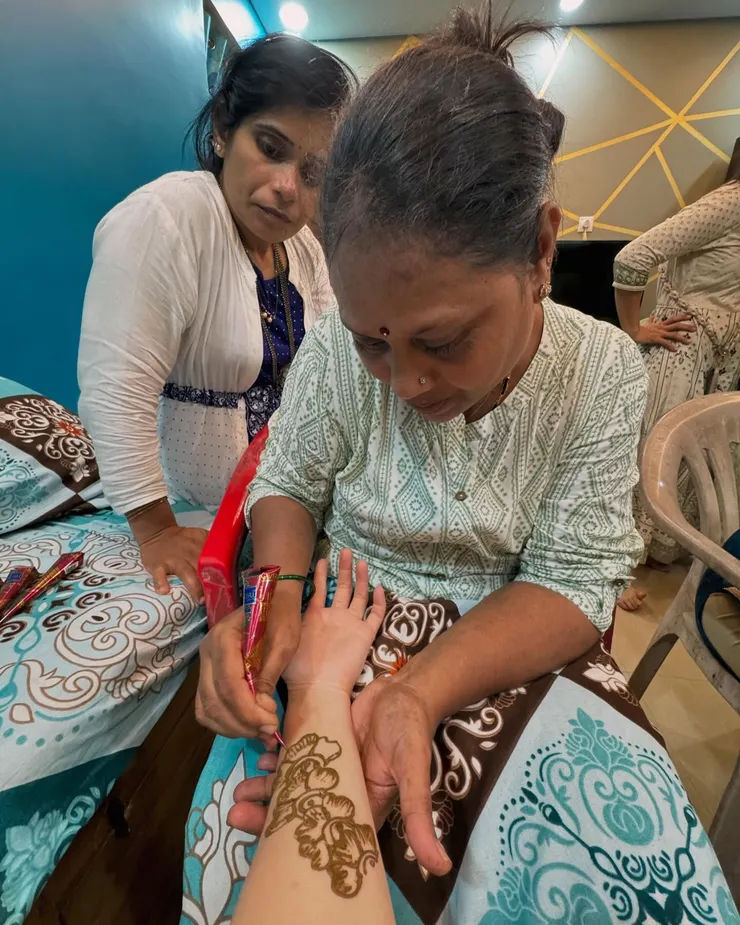 體驗 henna 印度手繪中