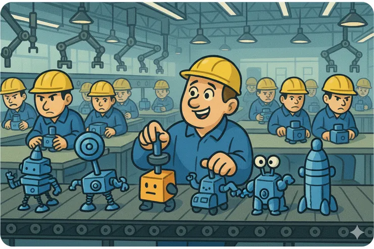 蠢行?創意?(Gemini繪製)